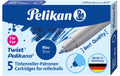 Pelikan Tintenrollerpatrone Twist eco blau 10 Stück