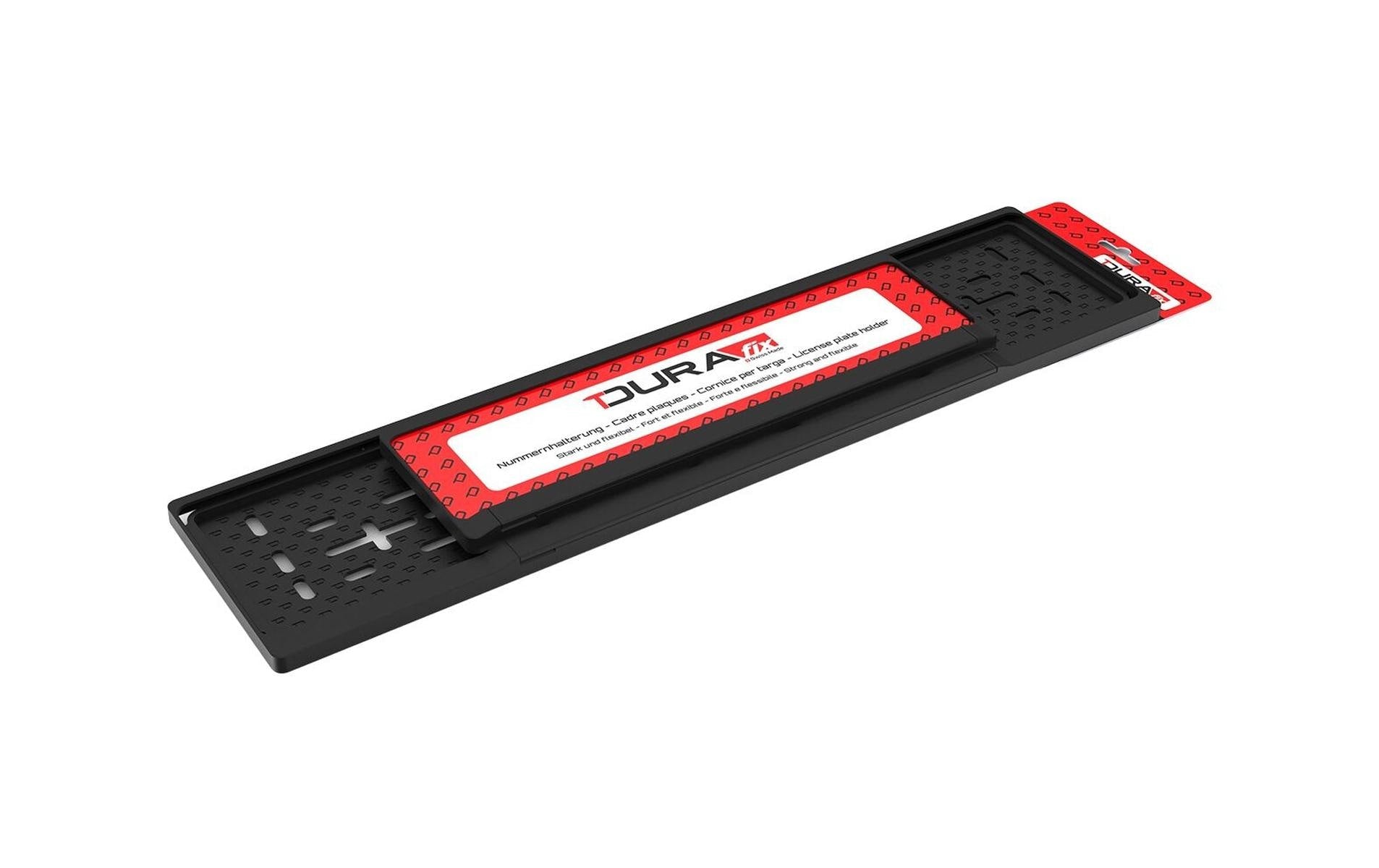 DURAfix Nummernrahmen-Set Kunststoff schwarz 30 × 8 cm/50 × 11 cm