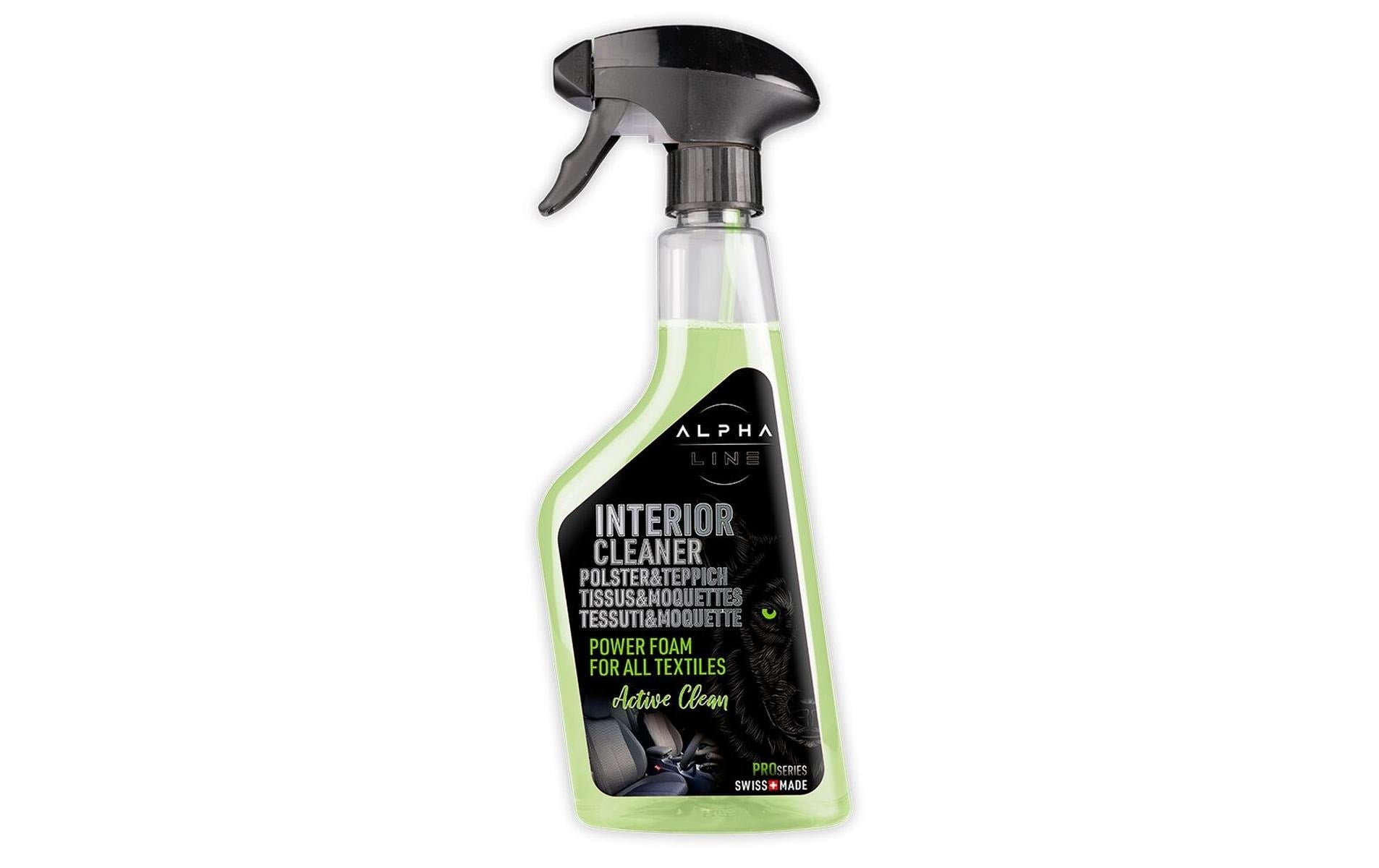 ALPHA LINE Interior Cleaner Textile Plastic & Alcantara, Trigger à 500 ml
