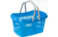 Edi Baur Einkaufskorb mit 2 Traggriffen 18 L, Polypropylen, azur blau