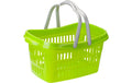 Edi Baur Einkaufskorb mit 2 Traggriffen 18 L, Polypropylen, lime grün