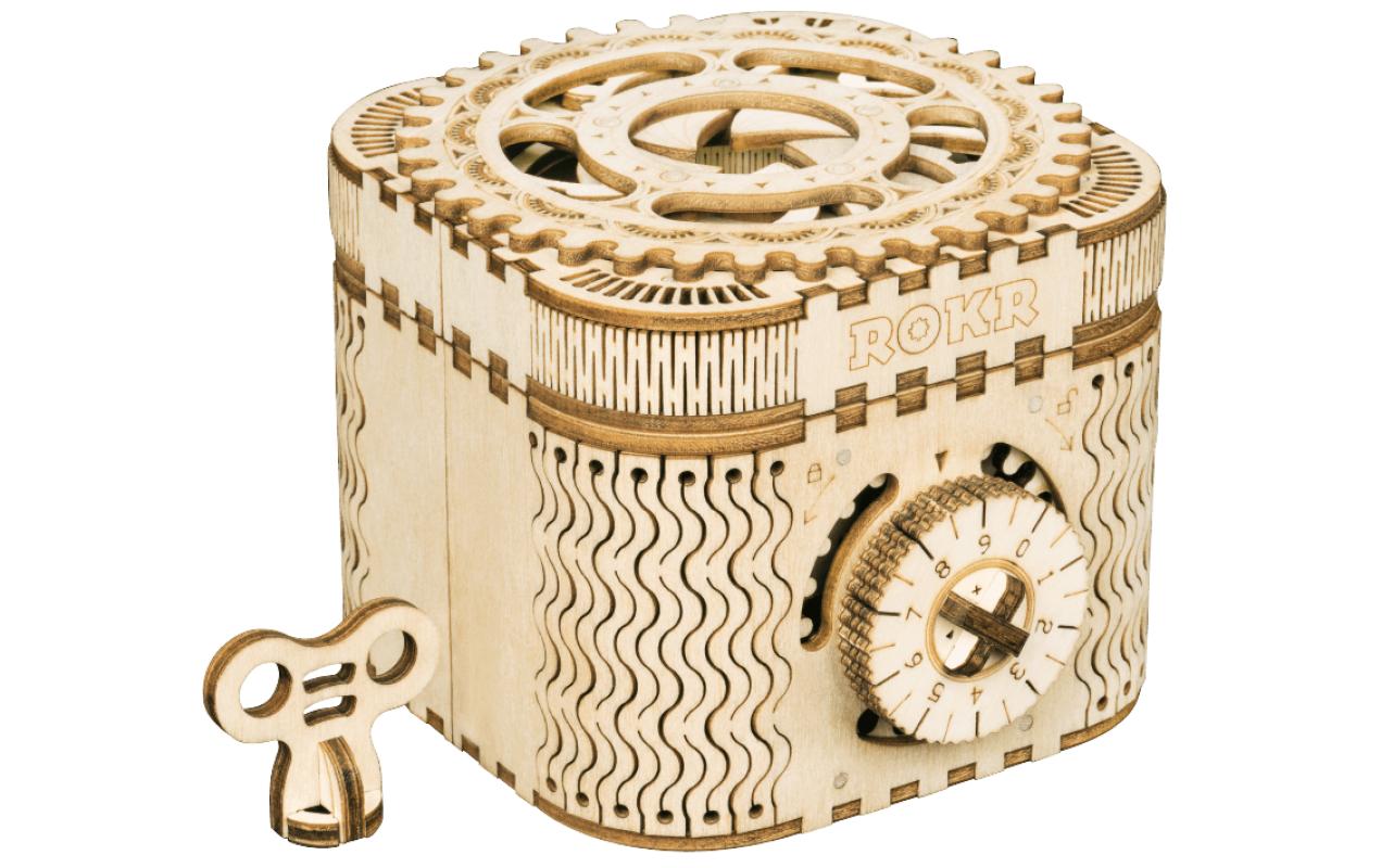 RoboTime Schatzkiste Holzbausatz