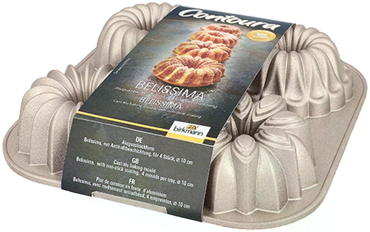 RBV Birkmann Contoura Belissima 24cm Einzelform 10cm, Aluguss Gugelhupfform