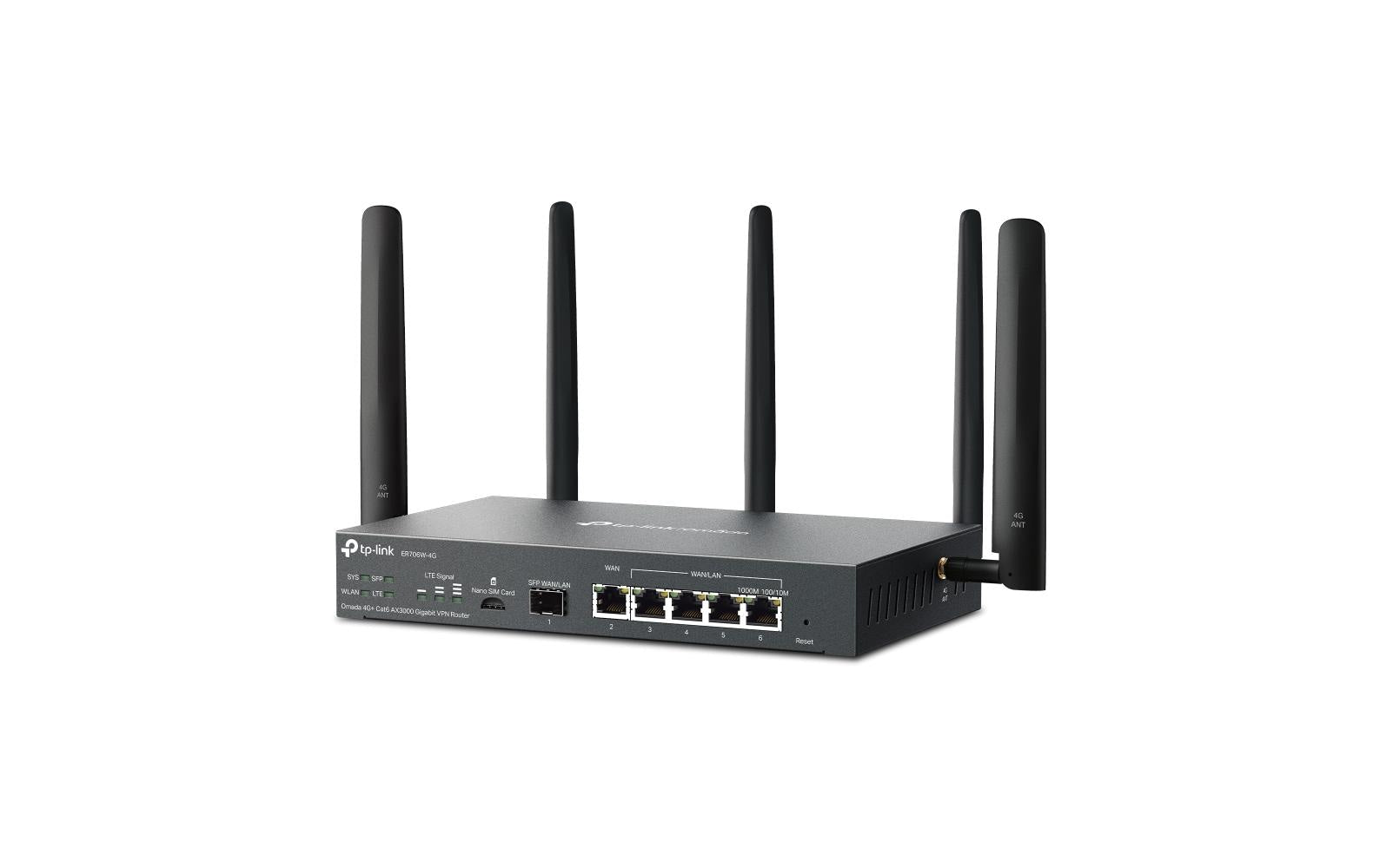 TP-Link ER706W-4G: Omada 4G VPN Router AX3000, 4G+Cat6