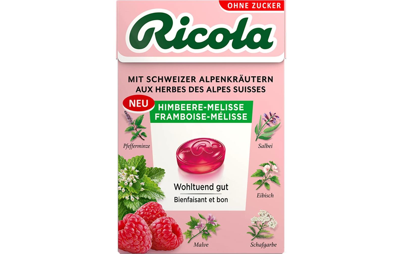 Ricola Himbeere-Melisse 50g