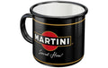 Nostalgic Art Emaille Becher Martini Served Here, 1 Stk, 8x8 cm, 360 ml