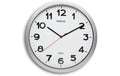 MAUL Wanduhr MAULstep 40 Silber, inkl. 1 Batterie 1.5 V (AA)