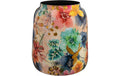 Chalet Vase Sparkle 21x21x24cm spring, Metall
