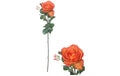 Chalet Kunstblume Rose 66 cm 1 Stück, 66 cm, Orange