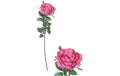 Chalet Kunstblume Rose 66 cm 1 Stück, 66 cm, Fuchsia