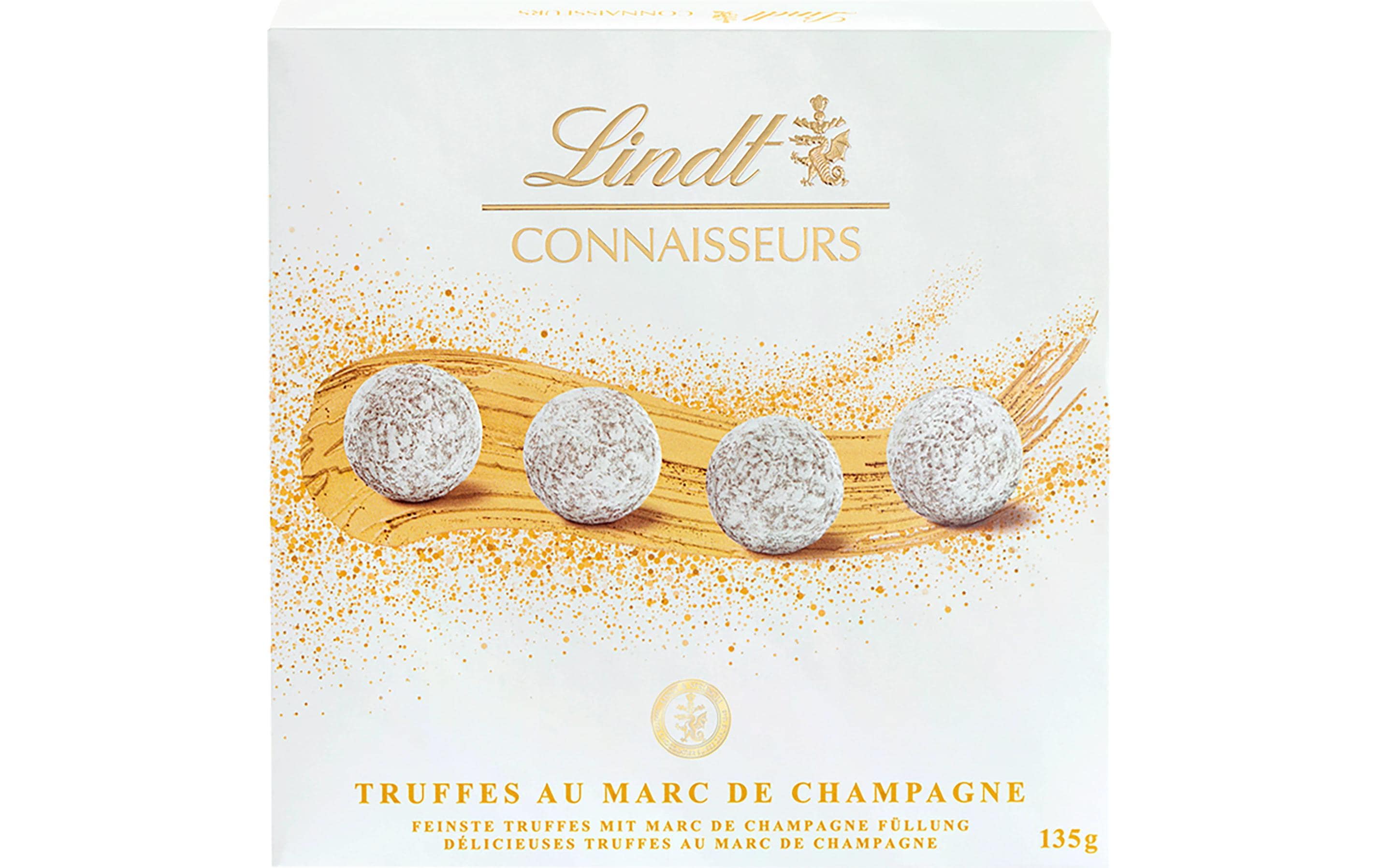 Lindt CONNAISSEURS Truffes Marc de Champagne 135g