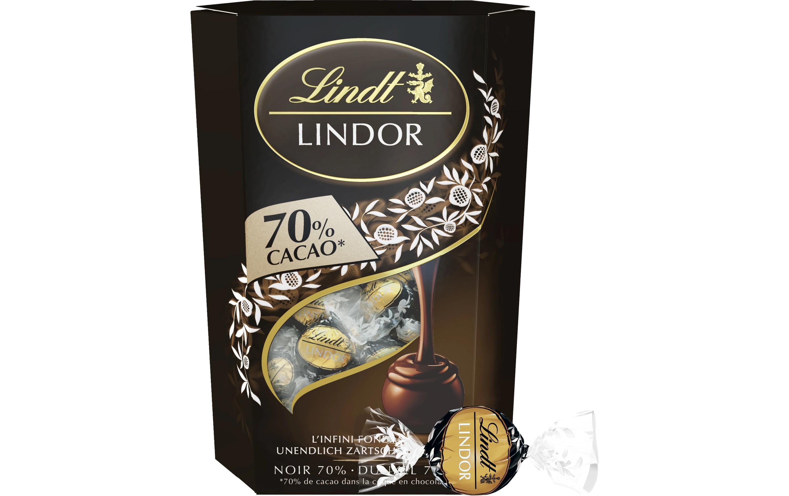 Lindt LINDOR Kugeln Dunkel 70% Kakao 200g