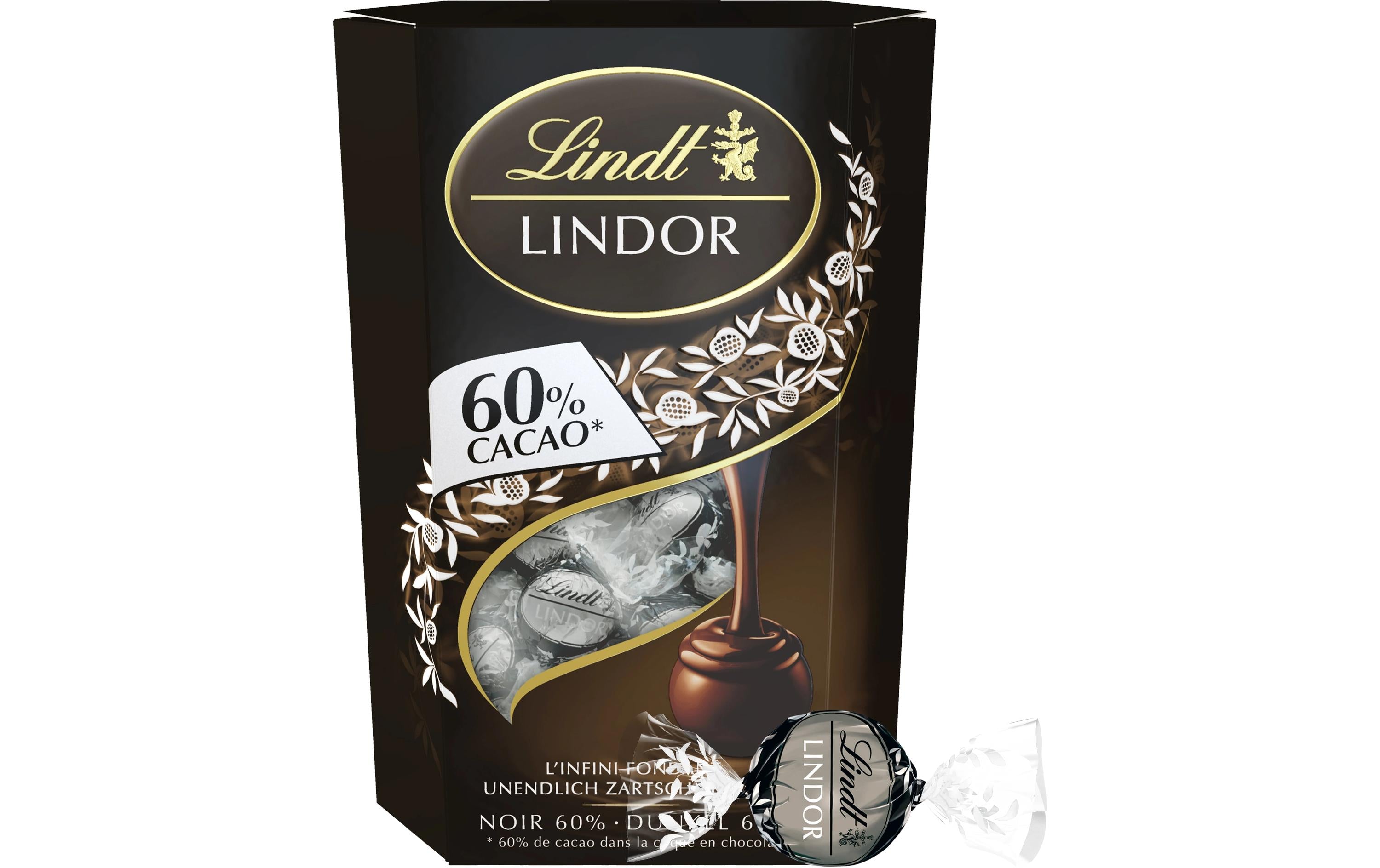 Lindt LINDOR Kugeln Dunkel 60% Kakao 200g