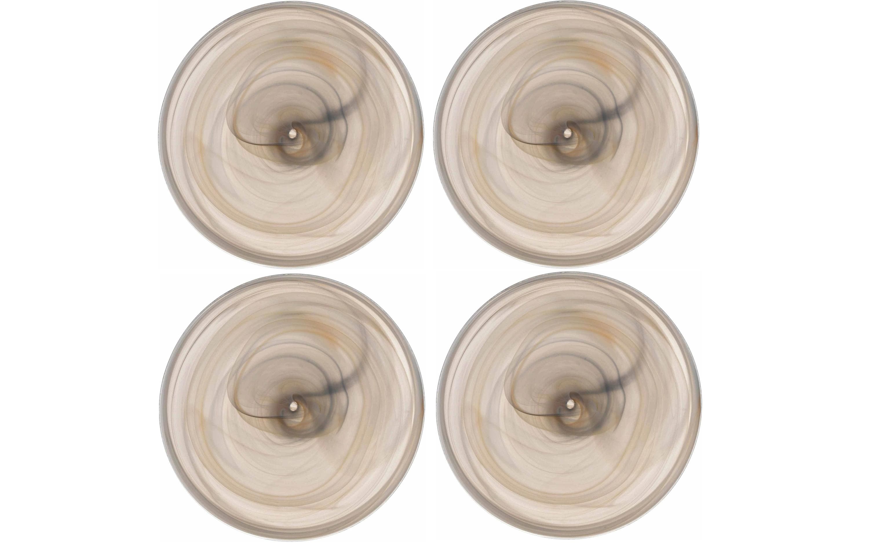 Leonardo Teller 18 beige/schw.ALABASTRO 4 Stück, HxD: 2x18cm
