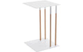 Yamazaki Beistelltisch PLAIN weiss, 35 x 35 x 55 cm, Metall / Holz