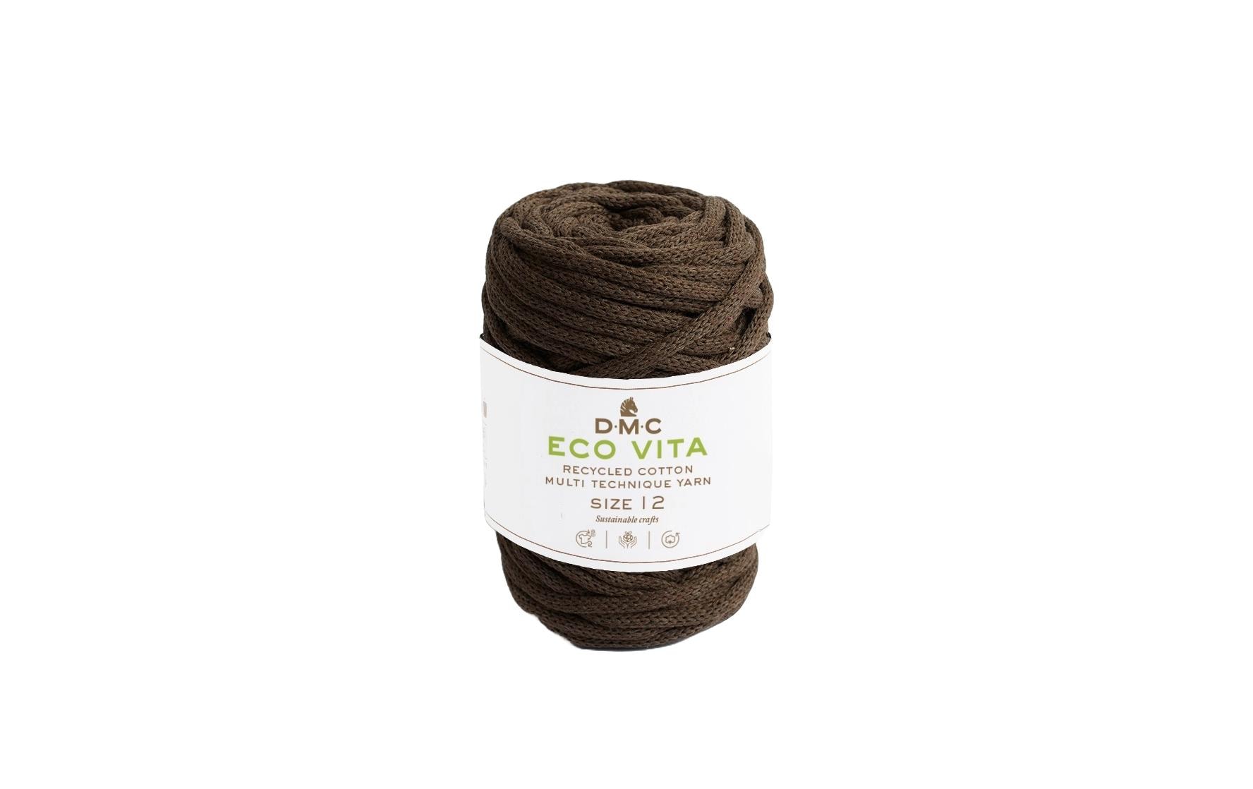 DMC Nova Vita Baumwollgarn braun 250 g, 55 m, 80 % CO, 20% PES