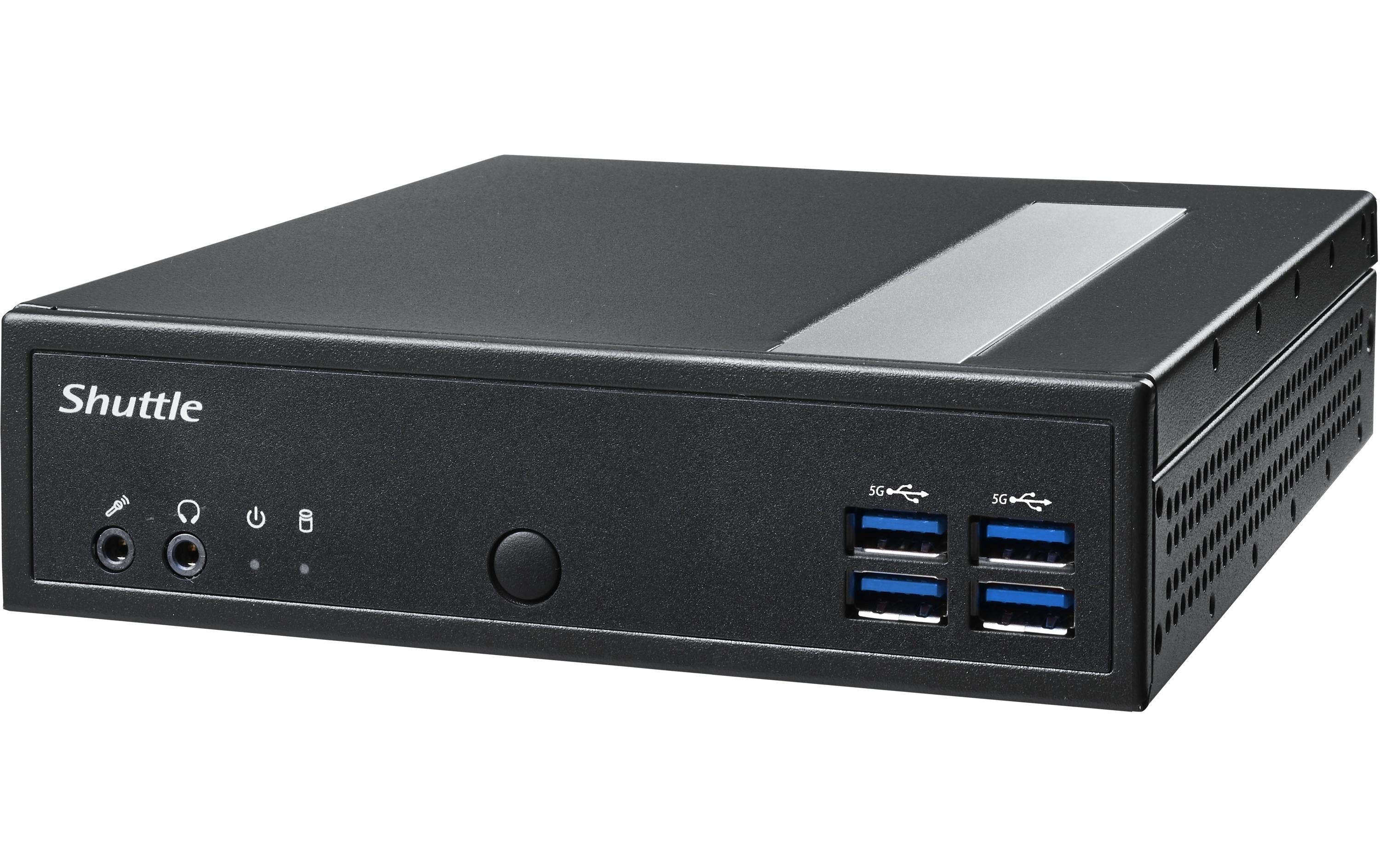 Shuttle Barebone DL30N, schwarz Intel N100, 1x DDR5 SO-DIMM 4800