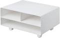Yamazaki rollbares Regal TOWER weiss, 48 x 37 x 19 cm, Metall