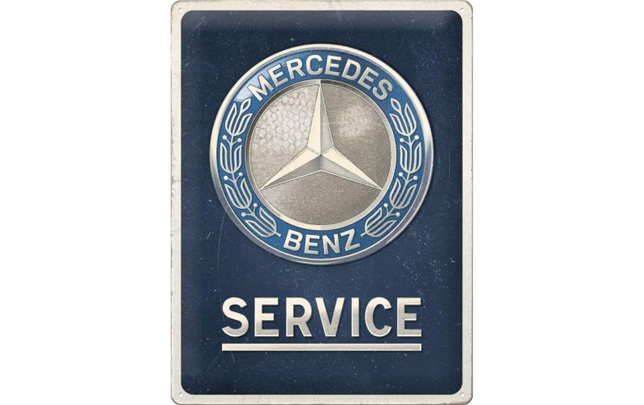 Nostalgic Art Schild Mercedes Benz Metall, 30x40 cm