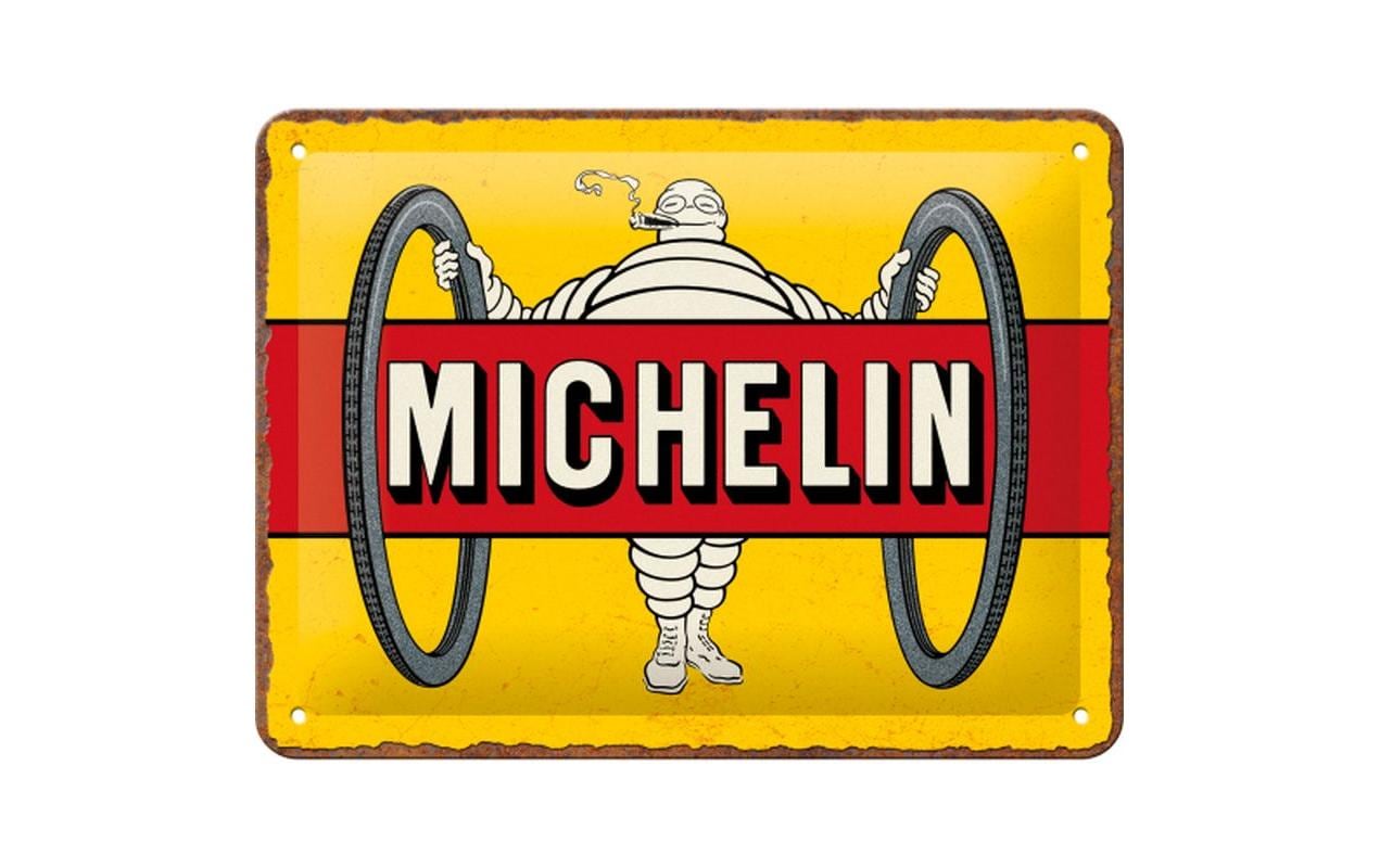 Nostalgic Art Schild Michelin Metall, 15x20 cm