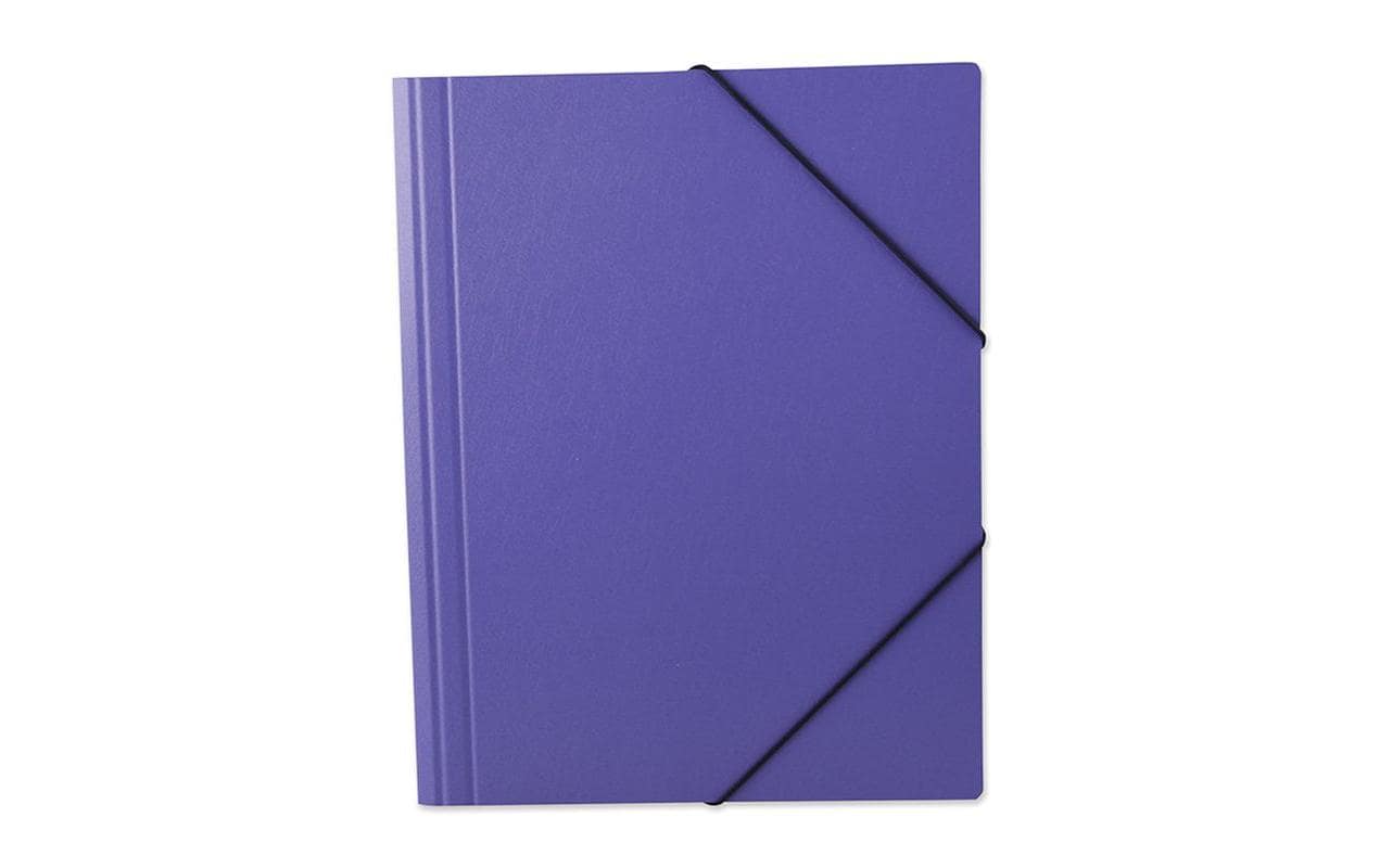 Office Focus Gummibandmappe violett ohne Etikette