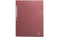 Exacompta Sammelmappe A4 Skandi 400 g/m²,3 Klappen, Altrosa