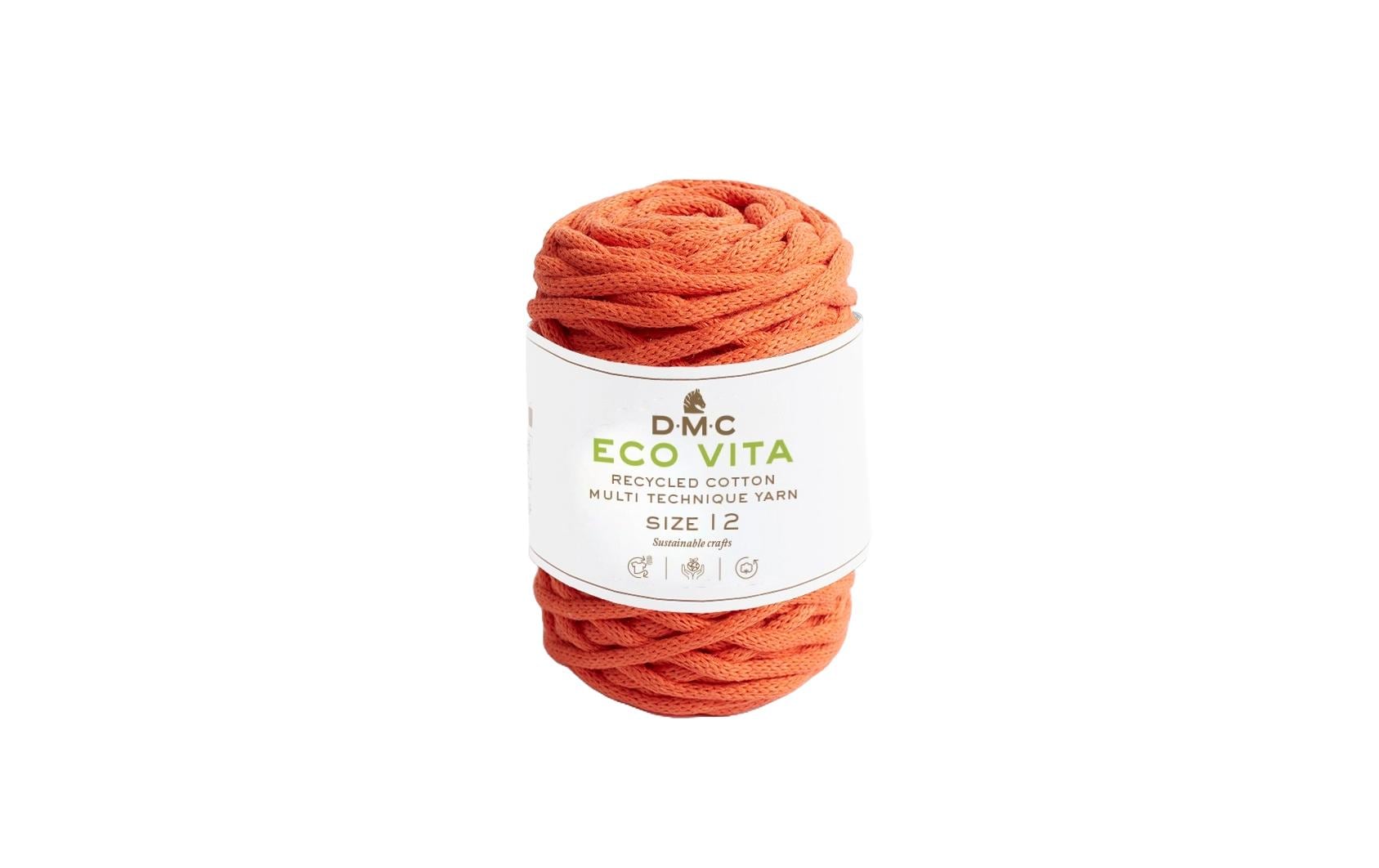 DMC Nova Vita Baumwollgarn orange 250 g, 55 m, 80 % CO, 20% PES