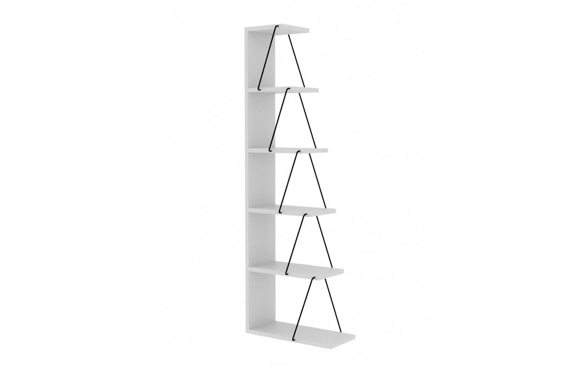 Woody Fashion Regal Tlos Weiss Span melaminbeschichtet, 50x150x22cm