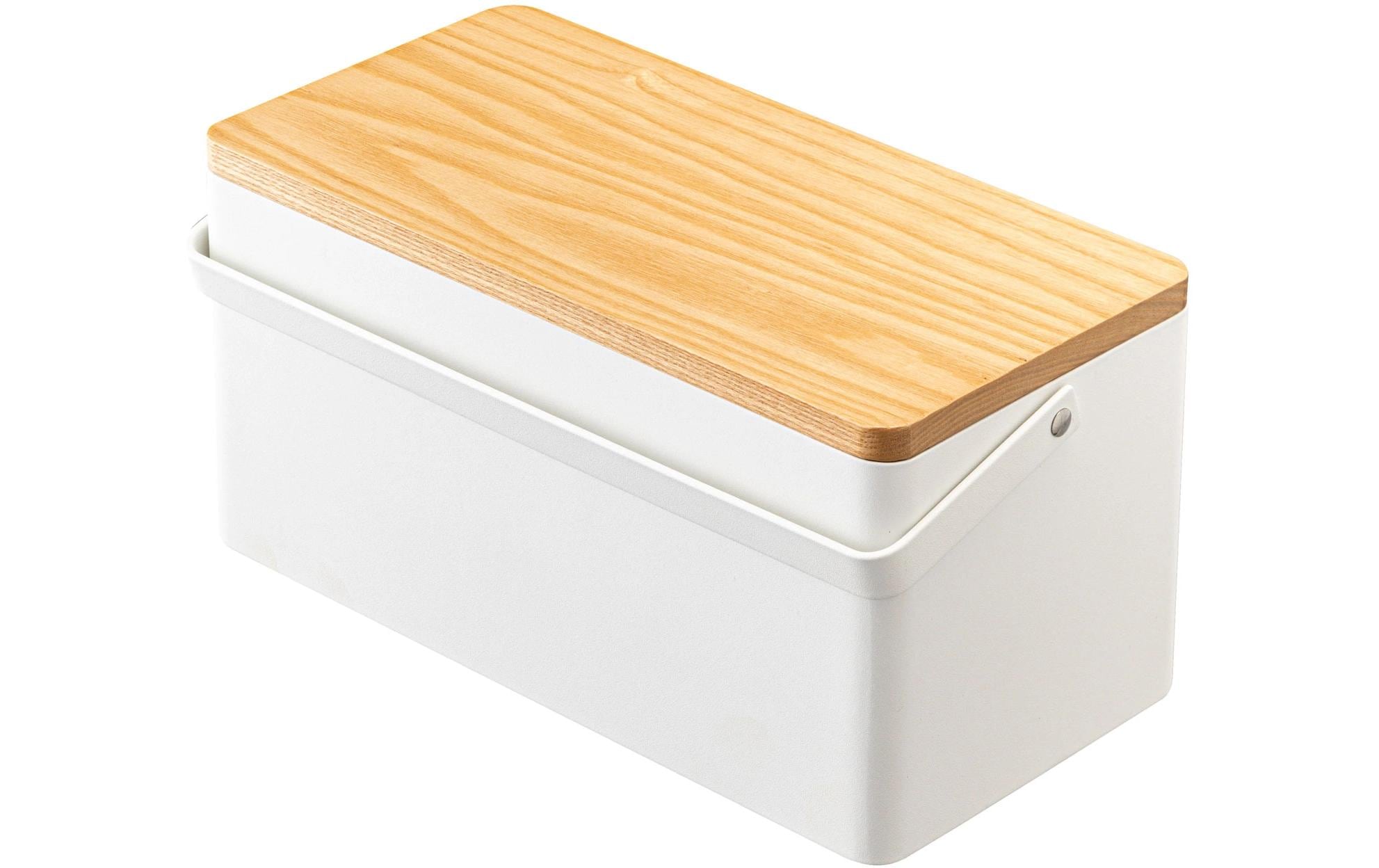 Yamazaki Nähkasten TOWER weiss, Metall / Holz