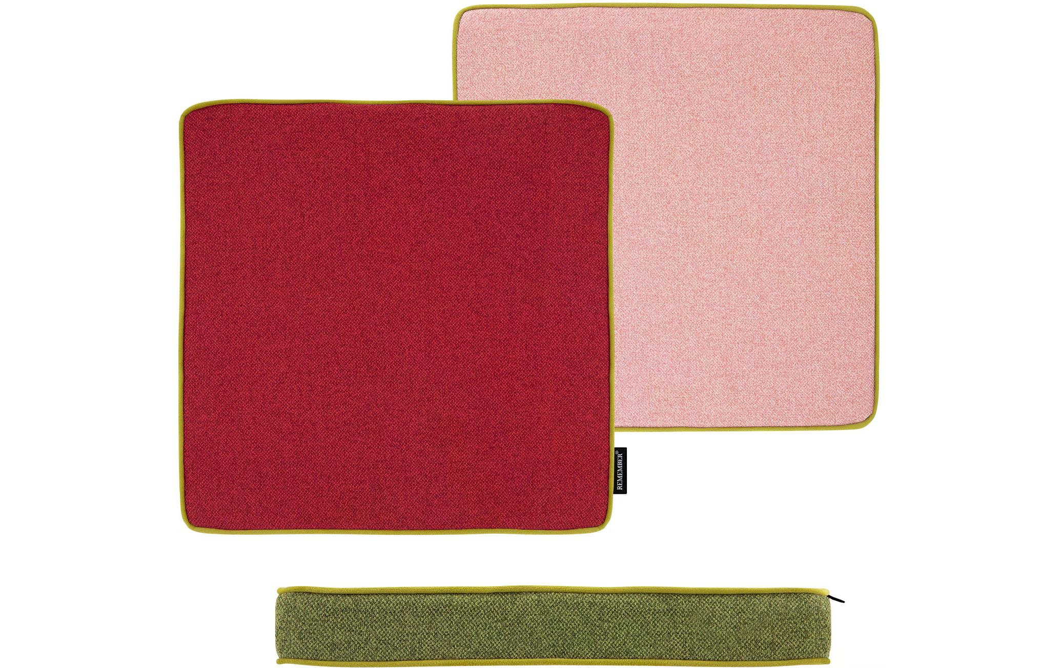 Remember Sitzkissen Cranberry 40 x 40 cm, Polyester
