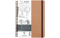 Clairefontaine Notizbuch AgeBag A5 Scribble 60Blatt, dotted, beige