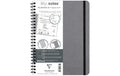 Clairefontaine Notizbuch AgeBag A5 Scribble 60Blatt, dotted, grau