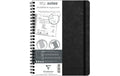 Clairefontaine Notizbuch AgeBag A5 Scribble 60Blatt, dotted, schwarz