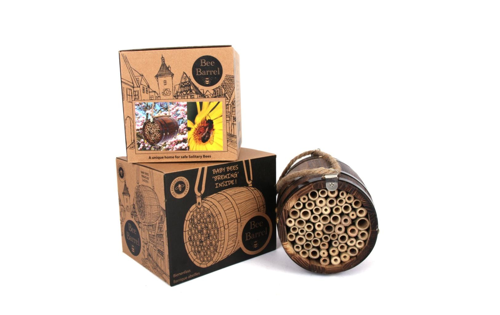 Wildlife World Bienenfass 13 x 13 x 18 cm