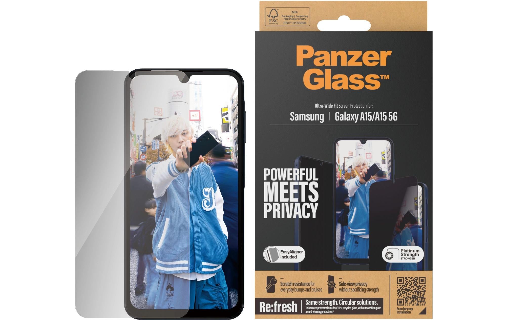 PanzerGlass Privacy, UWF Galaxy A15 / A15 5G