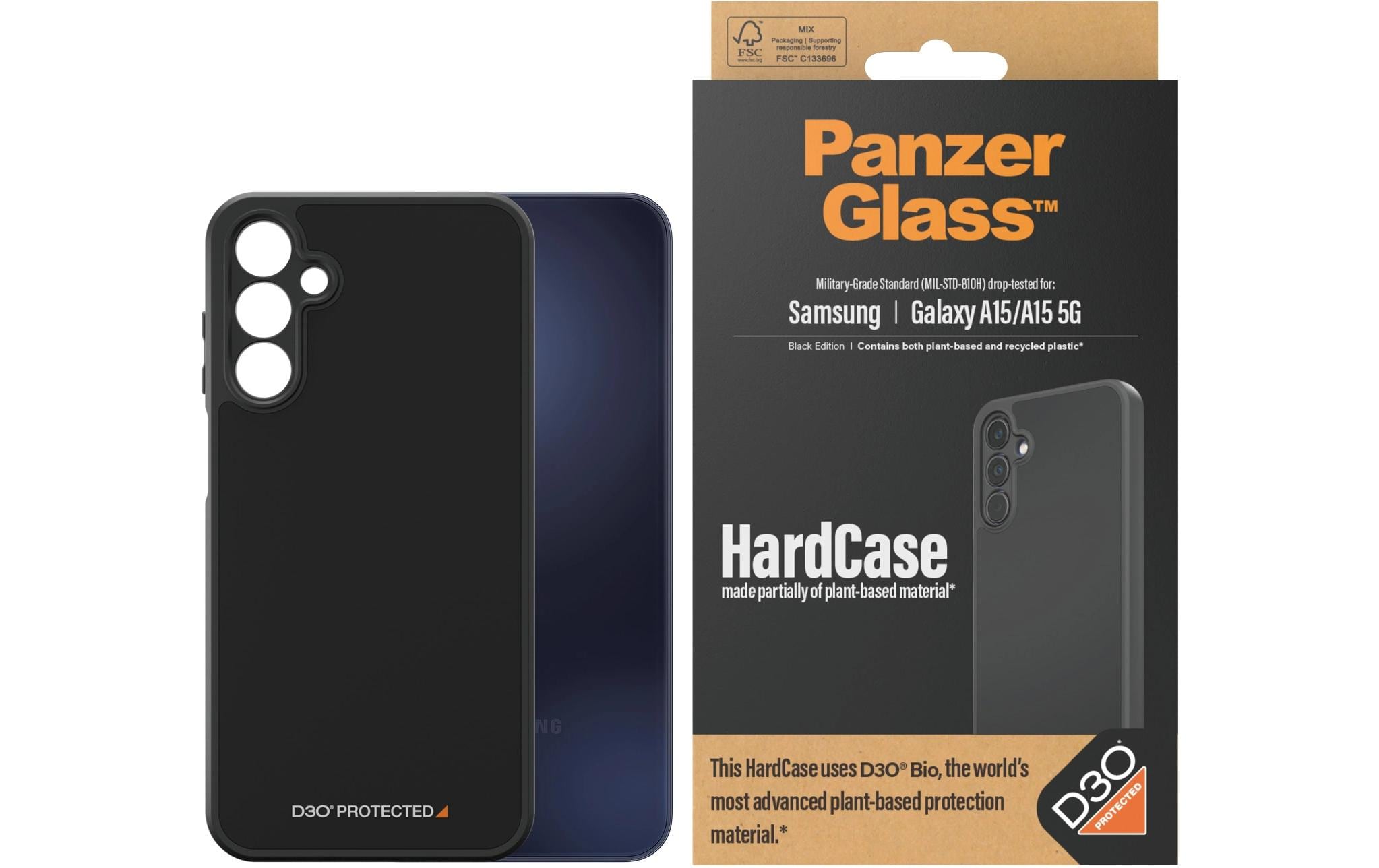 PanzerGlass Hardcase with D30 Black Galaxy A15 / A15 5G