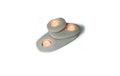 Wallxpert Teelichthalter Beton, 3er Set