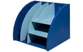 Exacompta, Organizer Bee Blue, verstellbar Recycling Kunststoff, dunkelblau / hellblau