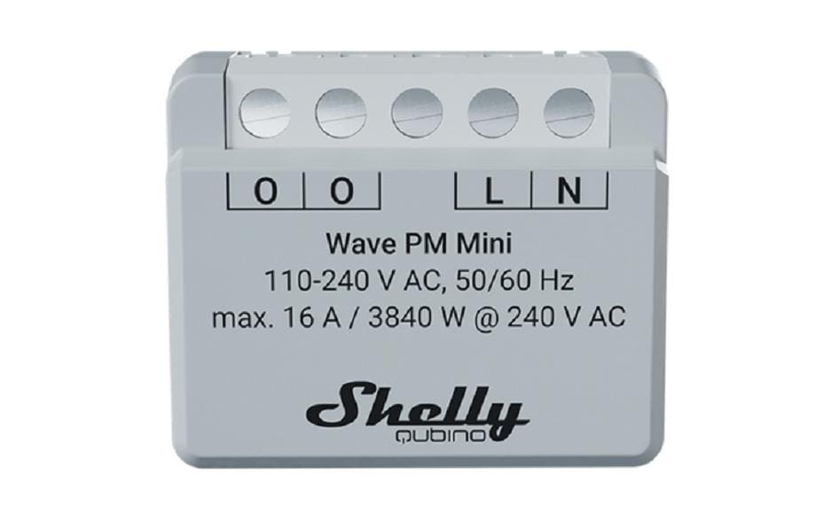 Shelly Qubino Wave PM Mini Z-Wave Schalter, 1 Kanal, 16A