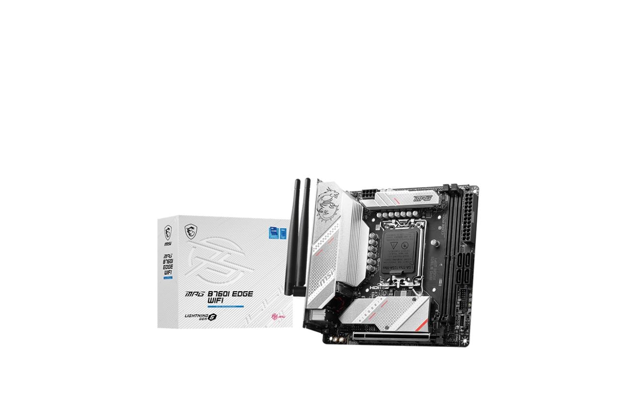 MSI MPG B760I EDGE WIFI, LGA1700, mini-ITX Intel B760, 2x DDR5, PCI-E 5.0, HDMI, DP