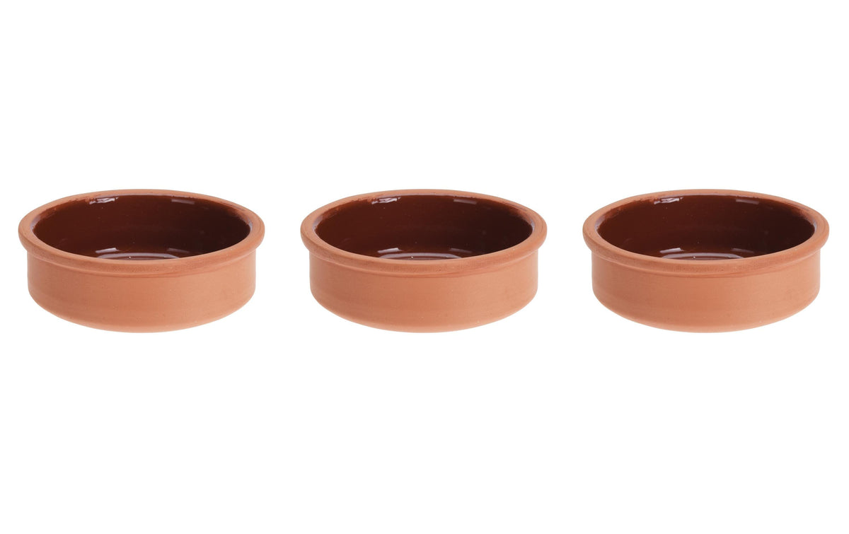 FURBER Schale 3er Set Terrakotta 3 x 200ml, Dia.12x4cm