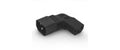 Alpha Elettronica Netzadapter C13 - C14 seitlich gewinkelt, C13 Buchse, C14 Stecker