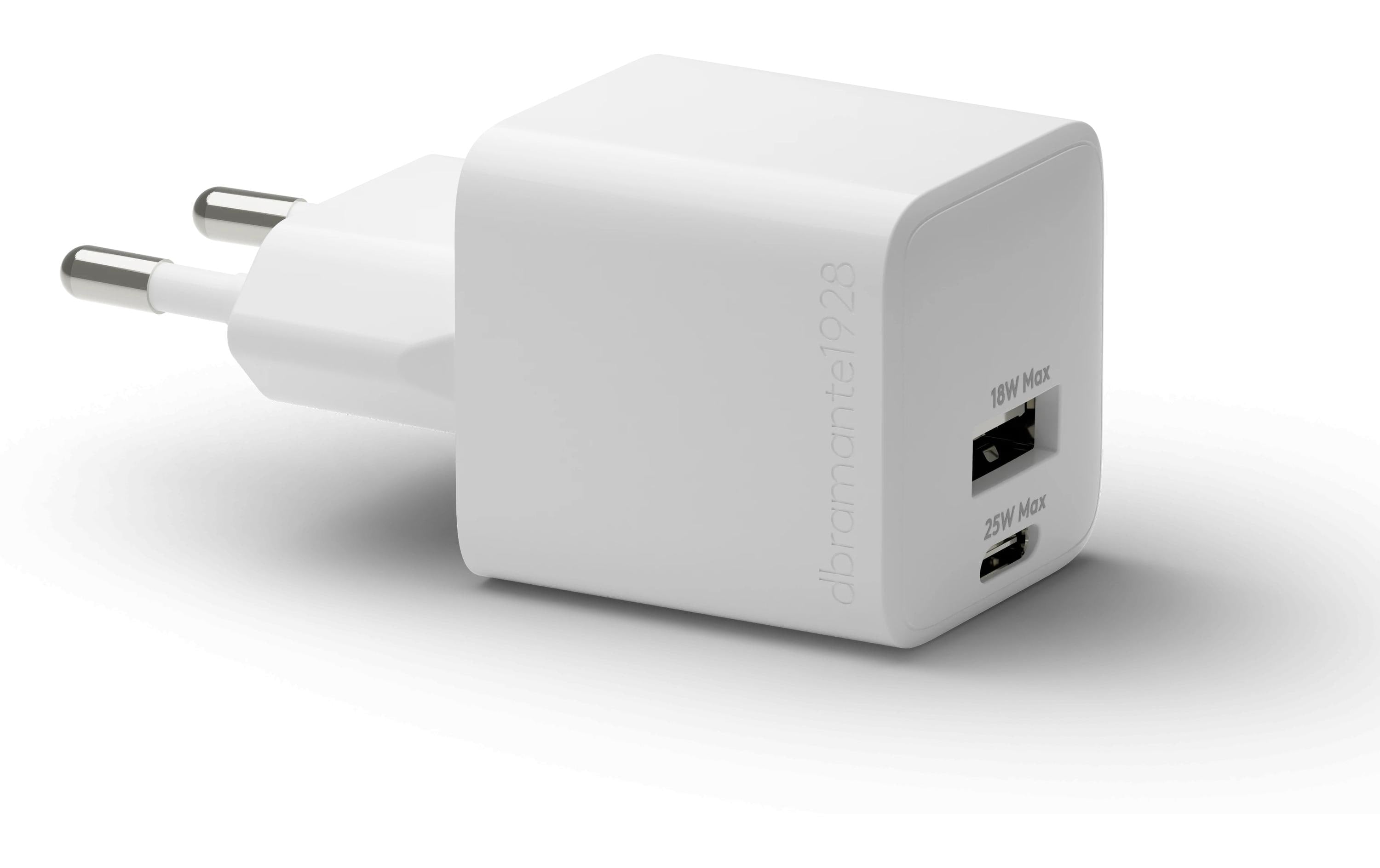 dbramante Wall Charger USB-C+USB-A 25W+18W White