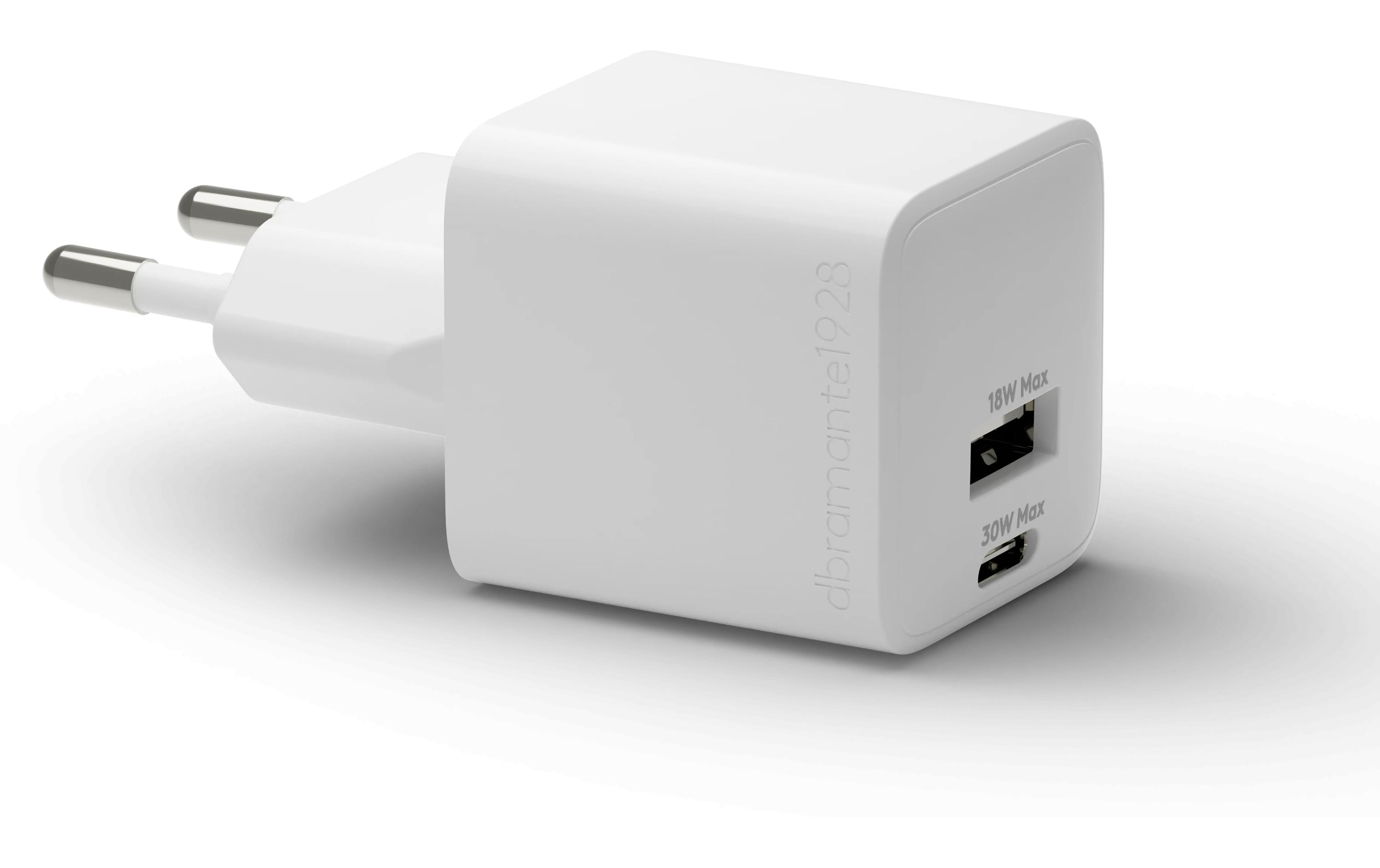 dbramante Wall Charger USB-C+USB-A 30W+18W White