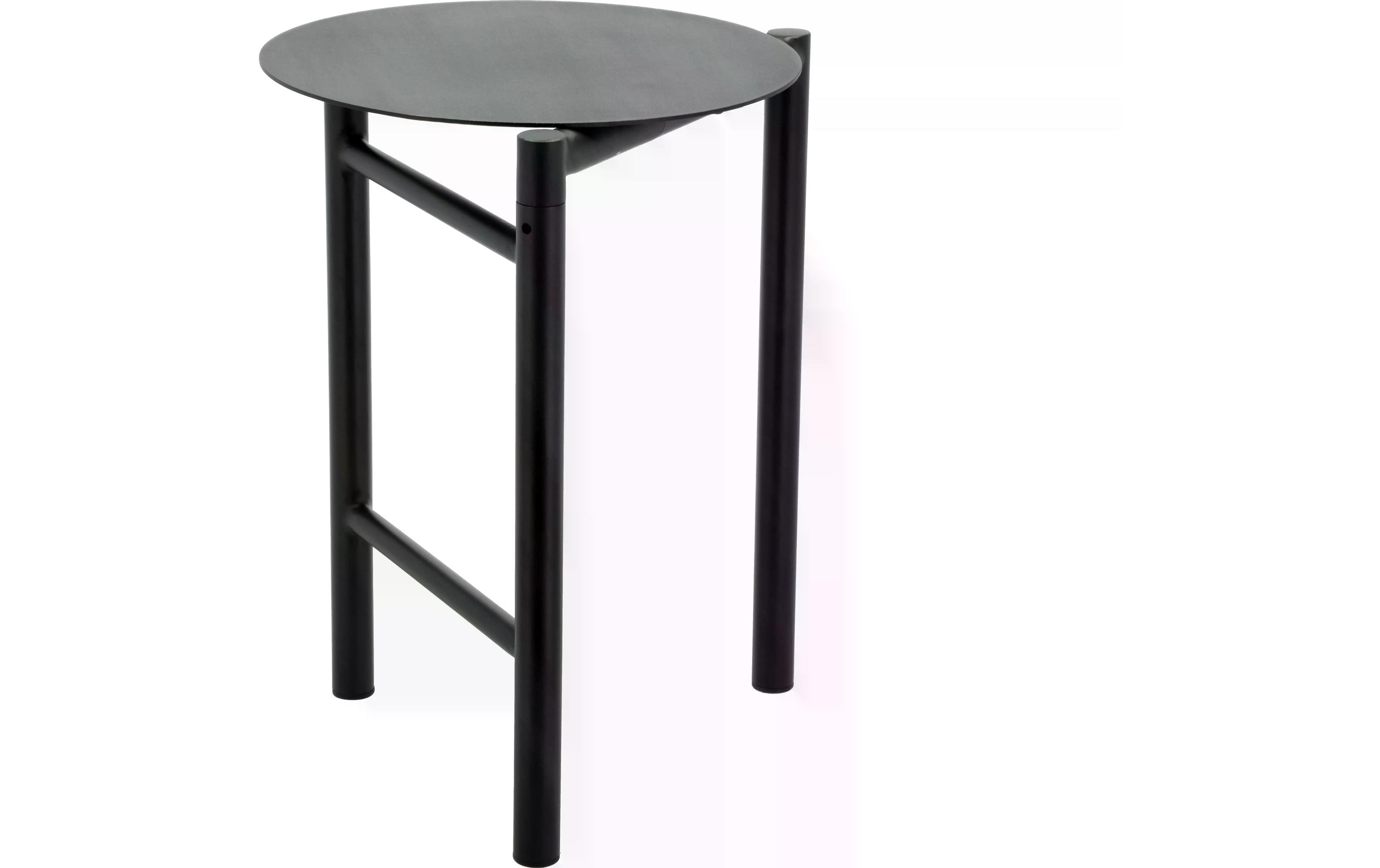 Zone Denmark Hocker Disc Schwarz D: 33, H: 45cm
