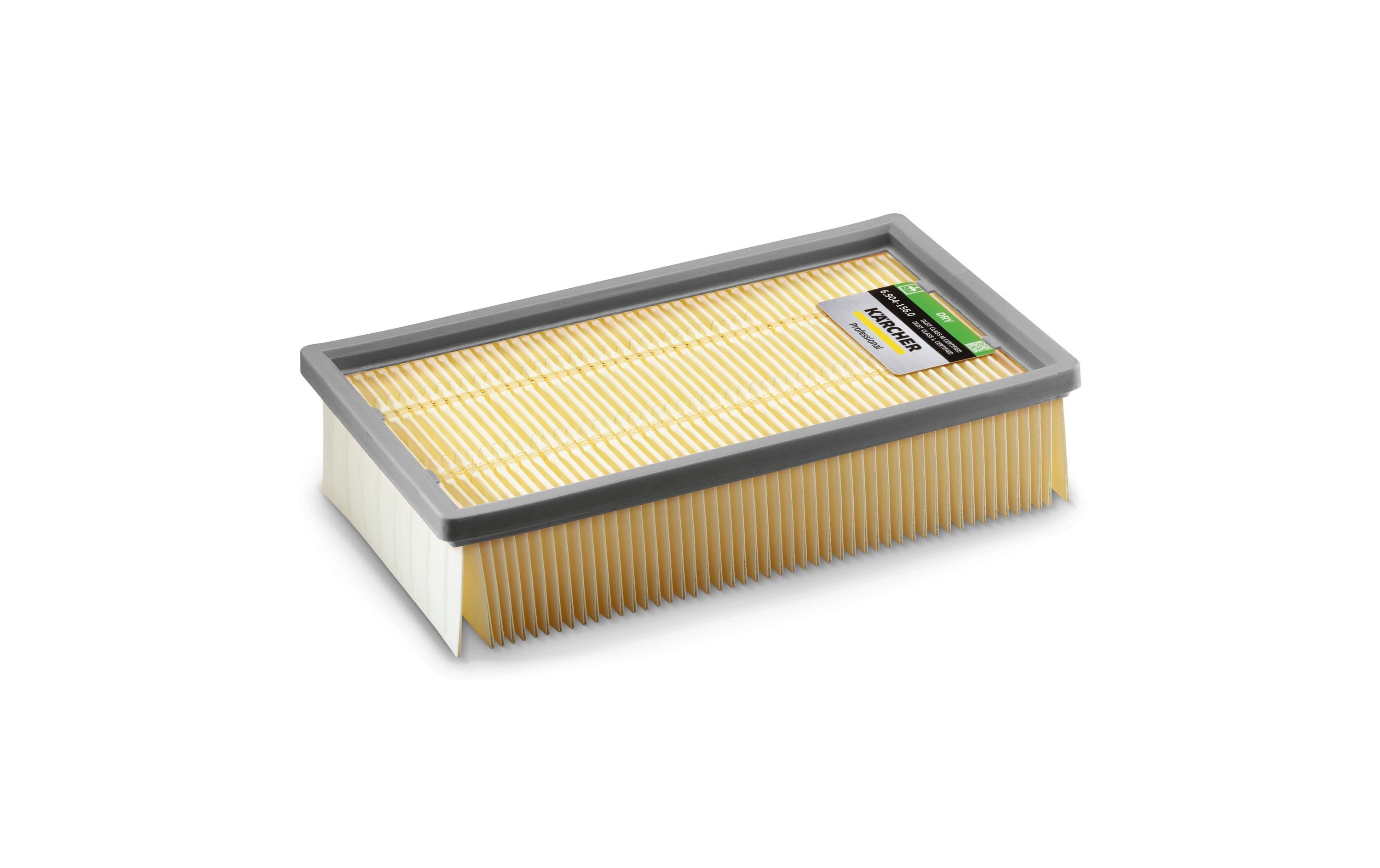 KAERCHER Nass- / Trockensauger Zubehör Flachfaltenfilter Papier