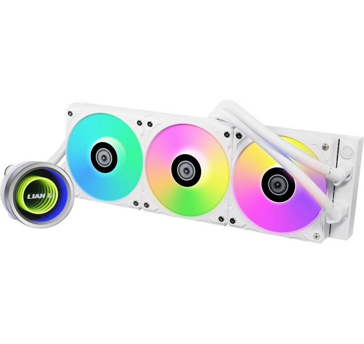 Wasserkühler Lian Li Galahad  2 360 Trinity AMD und Intel, Weiss, ARGB