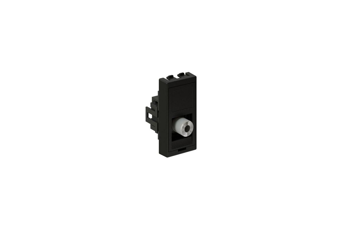 maxCONNECT Multimedia-Zubehör 45x22.5 anthrazit, 1x Stereo Miniklinke 3.5