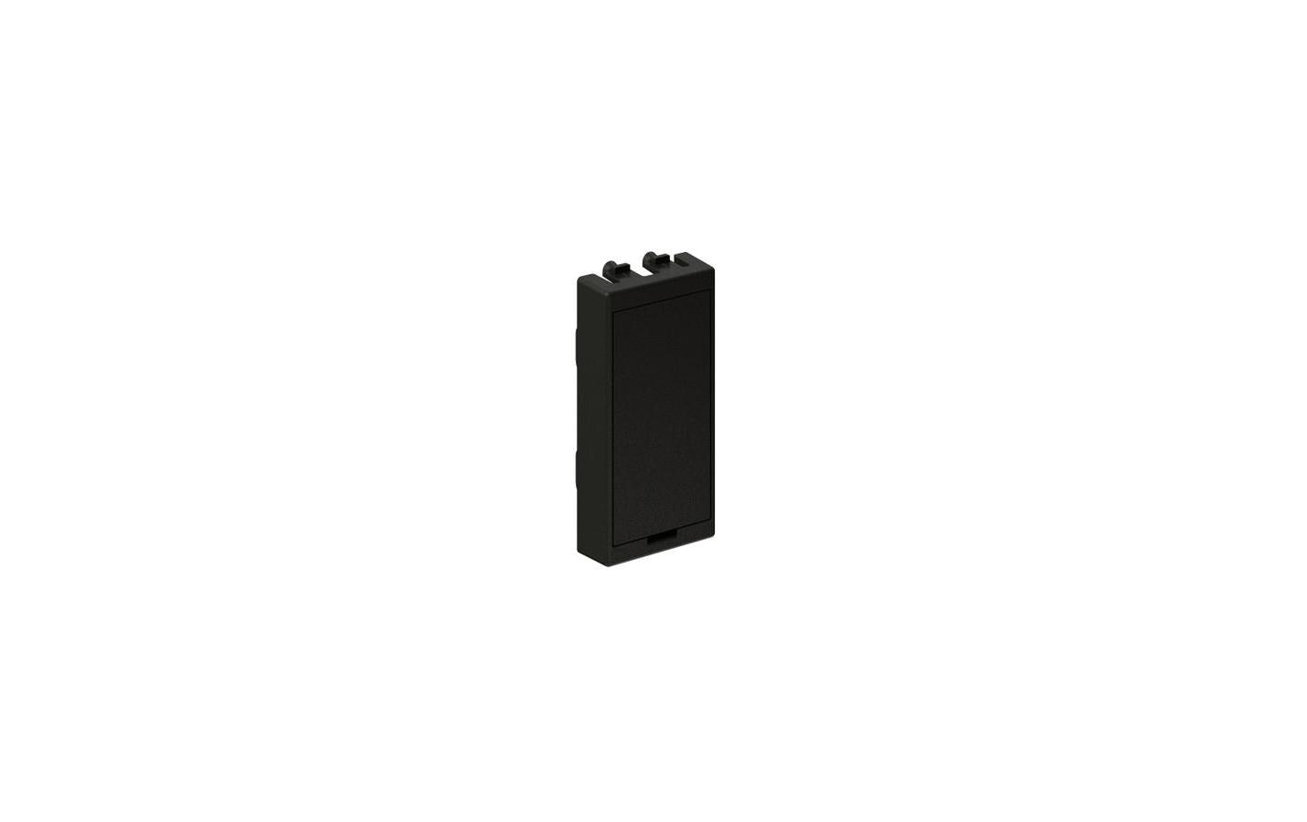 maxCONNECT Multimedia-Zubehör 45x22.5 anthrazit, Blindplatte