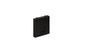 maxCONNECT Multimedia-Zubehör 45x45 anthrazit, Abdeckung für 1x RJ45